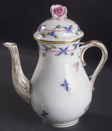 Blue Garland (PBG) Individual Coffee Pot & Lid