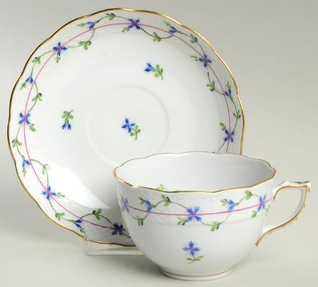 Blue Garland (PBG) Breakfast Cup & Saucer Set