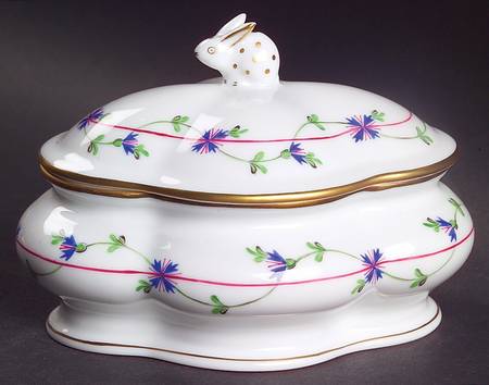 Blue Garland (PBG) Oblong Bon Bon & Lid