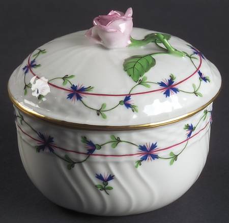 Blue Garland (PBG) Sugar Bowl & Lid
