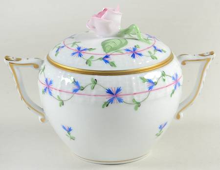 Blue Garland (PBG) Sugar Bowl & Lid
