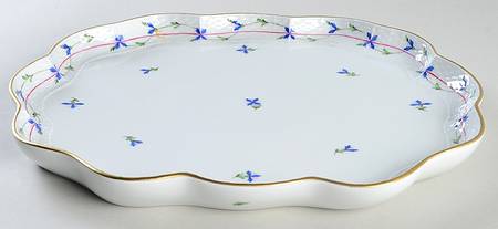 Blue Garland (PBG) Large Scalloped Tray