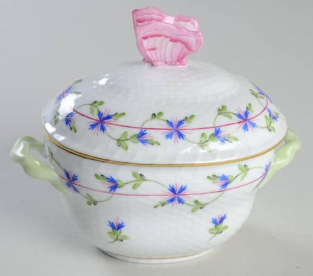 Blue Garland (PBG) 4" Oval Bon Bon & Lid