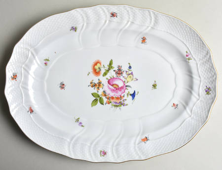 Bouquet of Flowers (BHR) 15" Oval Serving Platter