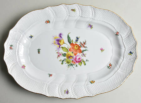 Bouquet of Flowers (BHR) 13" Oval Serving Platter