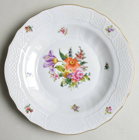 Bouquet of Flowers (BHR) Dessert/Pie Plate