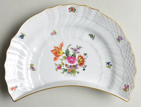 Bouquet of Flowers (BHR) Crescent Salad Plate
