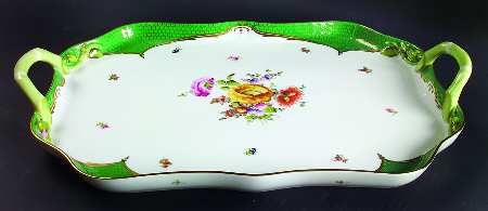 Bouquet De Herend (Bhe) 18" Rectangular Serving Platter