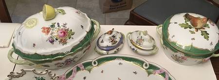 Bouquet De Herend (Bhe) Tureen &  Lid