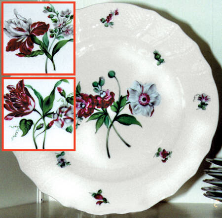 Bouquet De Rose Gould (Grb) Dinner Plate
