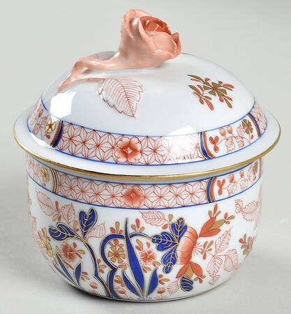 Canton (Ca) Sugar Bowl & Lid
