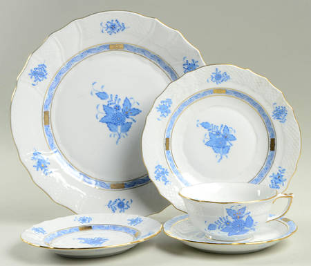 Chinese Bouquet Blue (AB) 5 Piece Place Setting