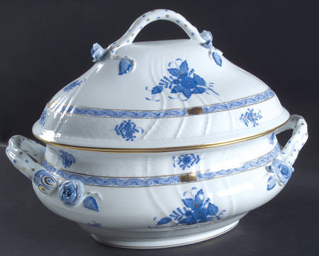 Chinese Bouquet Blue (AB) Tureen &  Lid