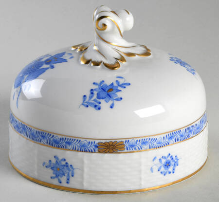 Chinese Bouquet Blue (AB) Lid for Round Butter