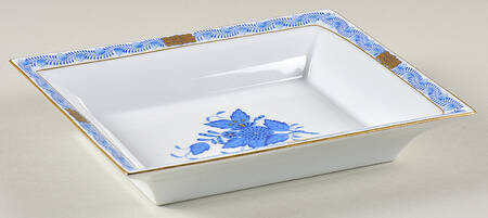 Chinese Bouquet Blue (AB) Jewelry Dish