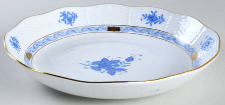 Chinese Bouquet Blue (AB) 9" Round Vegetable Bowl