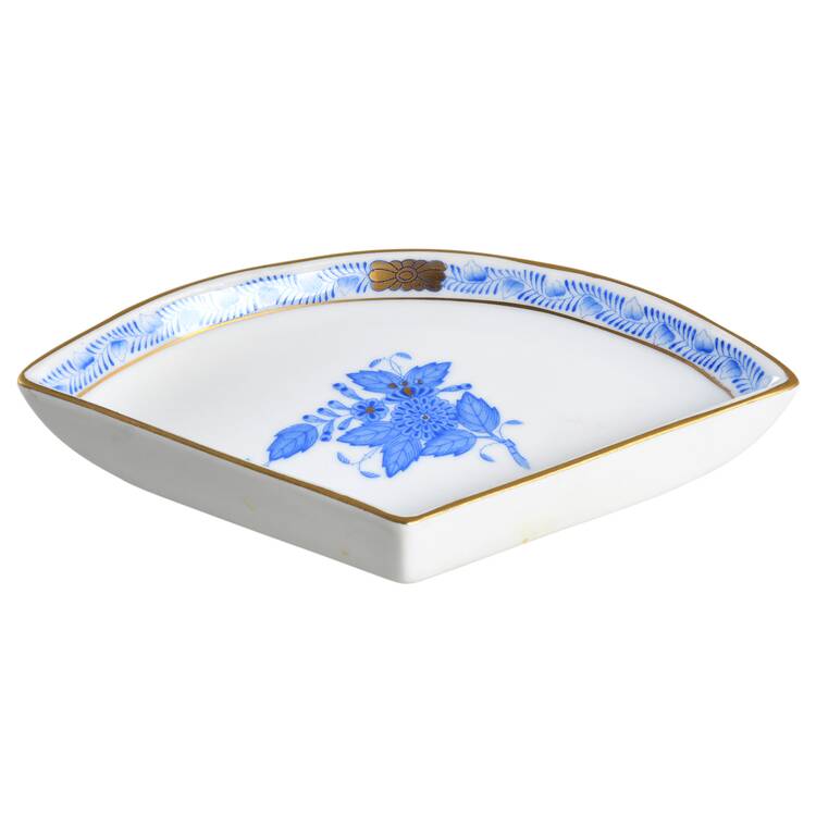 Chinese Bouquet Blue (AB) 4-Piece Hors d'Oeuvres Set, Indv Section Only