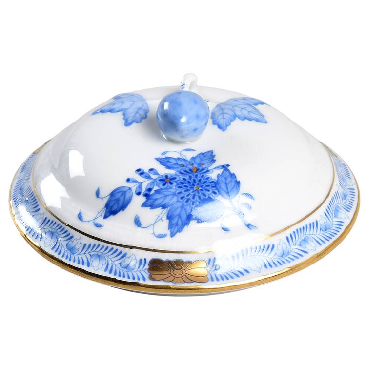 Chinese Bouquet Blue (AB) Lid for Jam/Jelly
