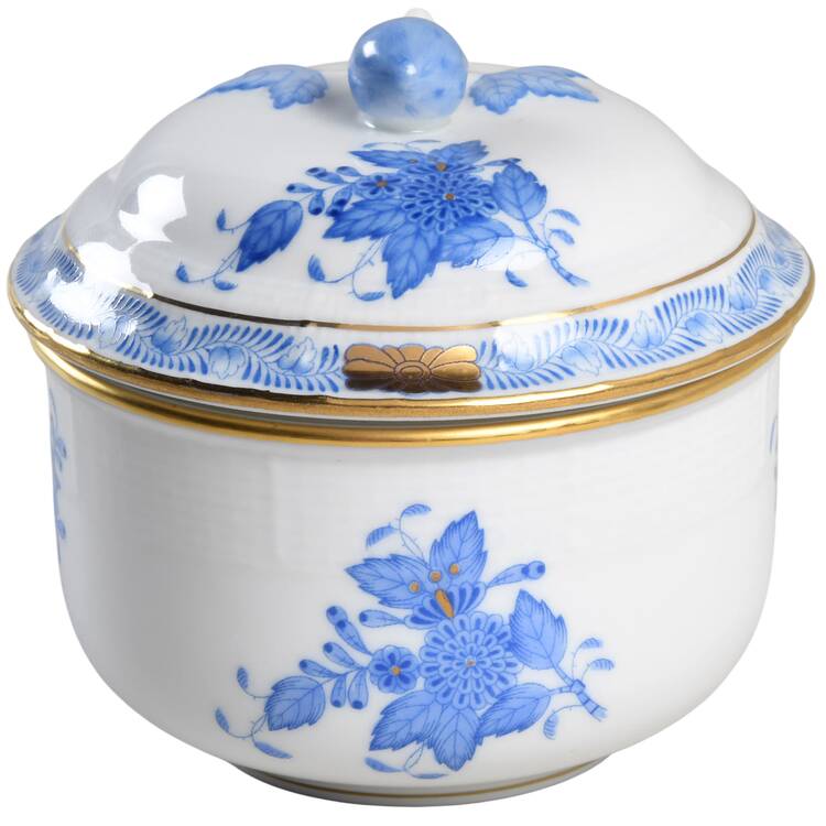Chinese Bouquet Blue (AB) Jam/Jelly & Lid
