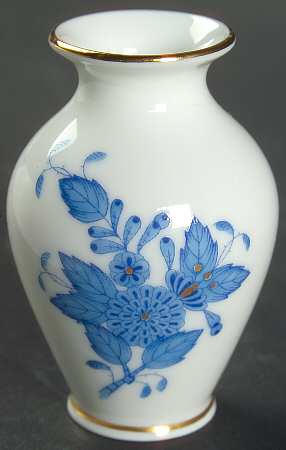 Chinese Bouquet Blue (AB) 2" Bud Vase