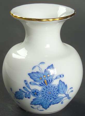 Chinese Bouquet Blue (AB) 2" Mini Bud Vase