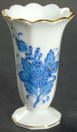 Chinese Bouquet Blue (AB) Mini Bud Vase