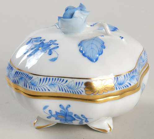 Chinese Bouquet Blue (AB) Bon Bon & Lid