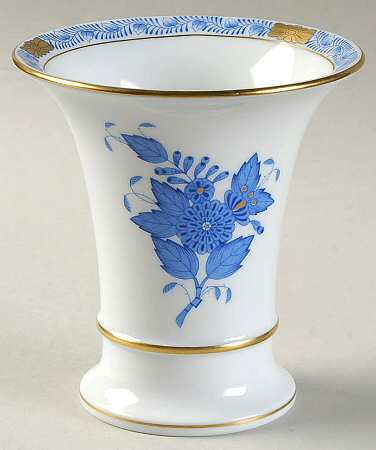 Chinese Bouquet Blue (AB) 4" Vase