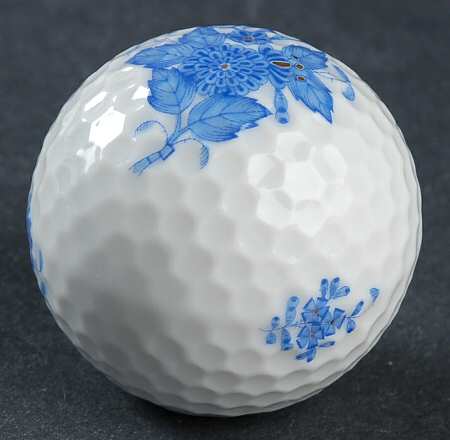 Chinese Bouquet Blue (AB) Paperweight