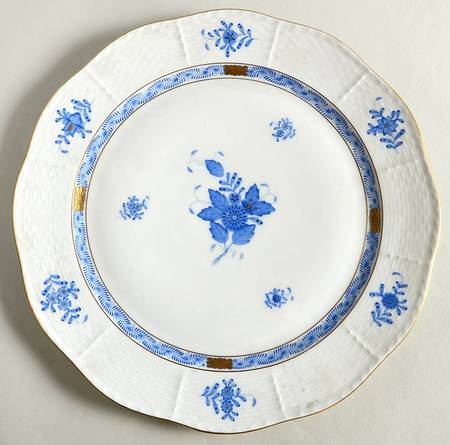 Chinese Bouquet Blue (AB) 11" Chop Plate (Round Platter)