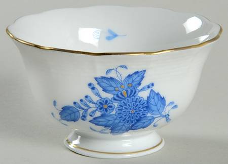 Chinese Bouquet Blue (AB) Open Sugar Bowl