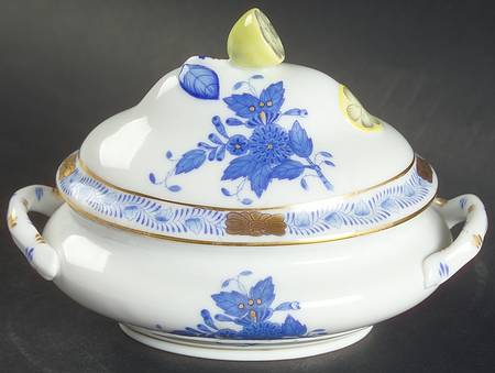 Chinese Bouquet Blue (AB) Mini Tureen & Lid