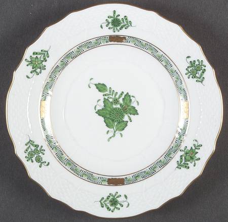 Chinese Bouquet Green (AV) Salad Plate