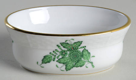 Chinese Bouquet Green (AV) 3" Mini Bowl