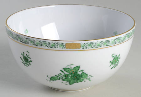 Chinese Bouquet Green (AV) 5" All Purpose Bowl