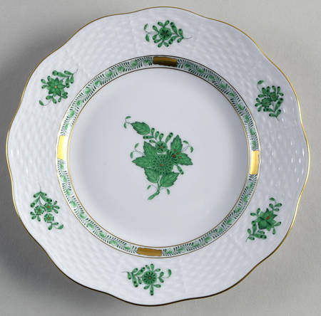 Chinese Bouquet Green (AV) Salad Plate