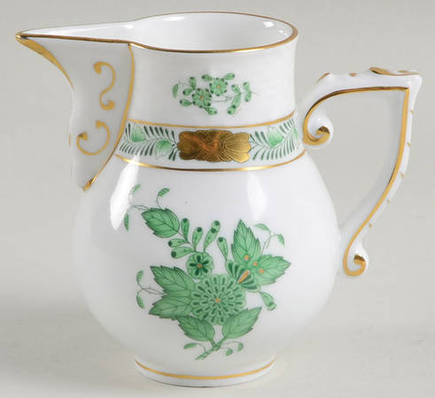 Chinese Bouquet Green (AV) Creamer