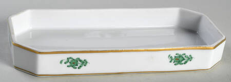 Chinese Bouquet Green (AV) Oblong Box No Lid