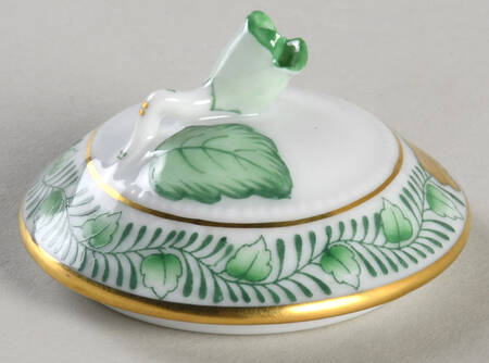 Chinese Bouquet Green (AV) Lid for Honey Pot