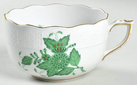 Chinese Bouquet Green (AV) Flat Cup