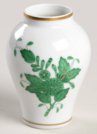Chinese Bouquet Green (AV) Small Covered Vase No Lid