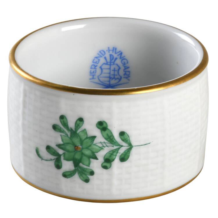 Chinese Bouquet Green (AV) Napkin Ring by Herend
