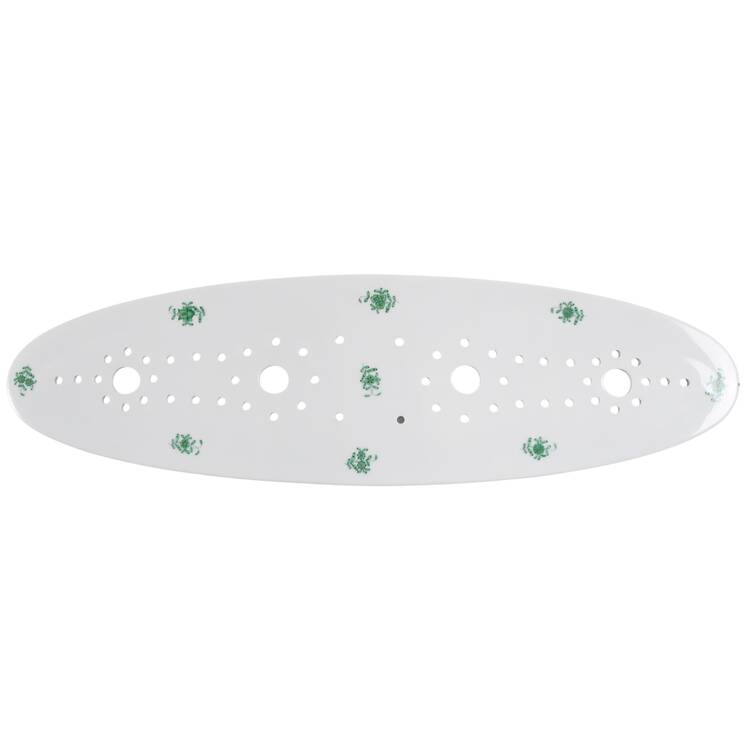Chinese Bouquet Green (AV) Strainer for Fish Platter