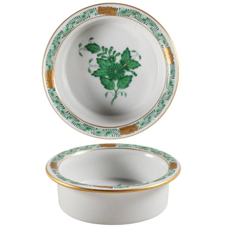 Chinese Bouquet Green (AV) Center Piece for 7 Pc Hors D'Ouevre Set