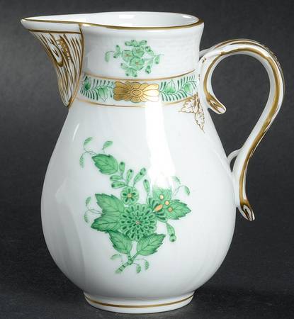 Chinese Bouquet Green (AV) Creamer