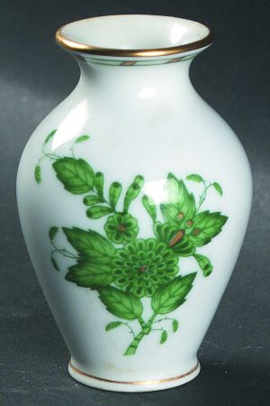 Chinese Bouquet Green (AV) 2" Mini Bud Vase