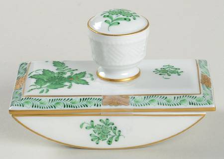 Chinese Bouquet Green (AV) Ink Blotter