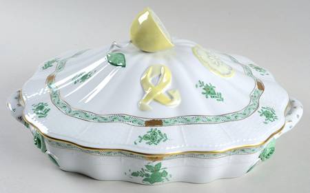 Chinese Bouquet Green (AV) Rectangular Covered Vegetable