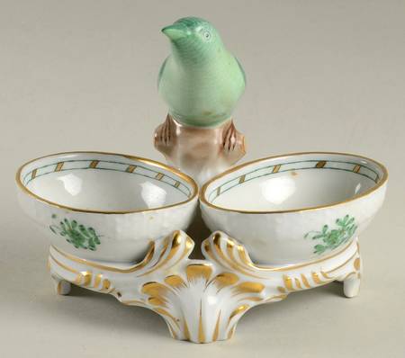 Chinese Bouquet Green (AV) Double Salt Dip