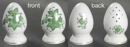 Chinese Bouquet Green (AV) Salt & Pepper Set